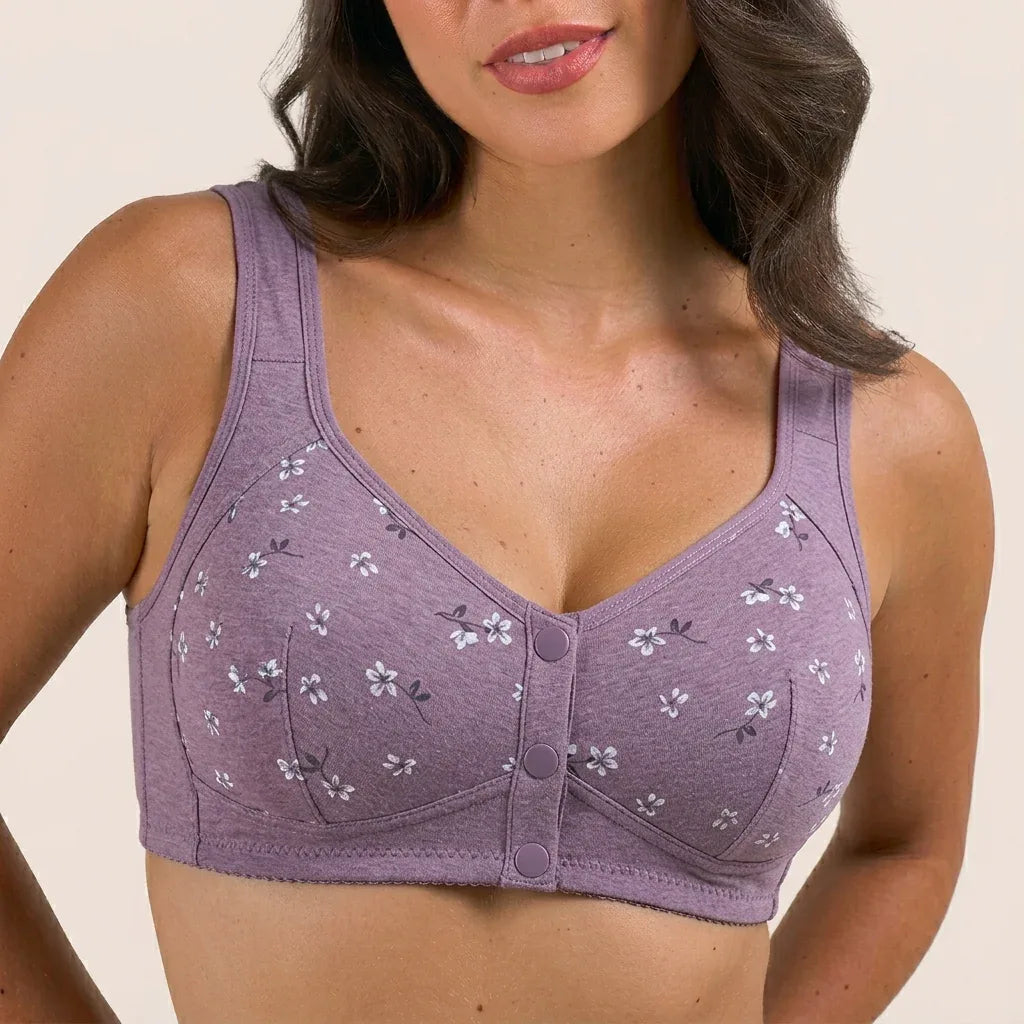 2025 New Anti Sagging Front Open Button Bra