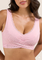 🔥last day 30% off - comfy corset bra front cross side buckle lace bras