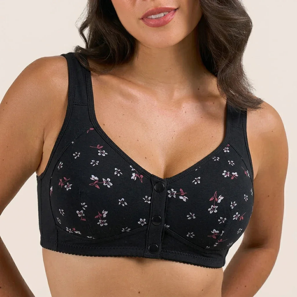 2025 New Anti Sagging Front Open Button Bra