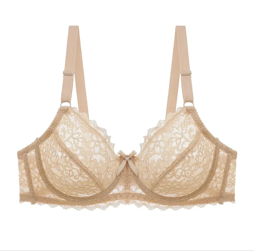 Transparent Cotton Bras – Pack of 2 | Non-Padded, Non-Wired, Full Net Design
